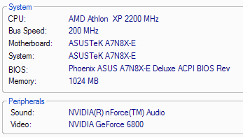 configuration mat�rielle